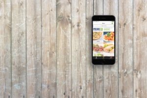 Hoofdmenu van Restaurapp met het categorieën overzicht op iPhone