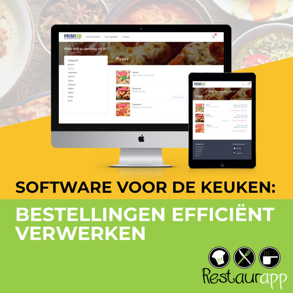 Banner Software voor de keuken: Bestellingen efficiënt verwerken